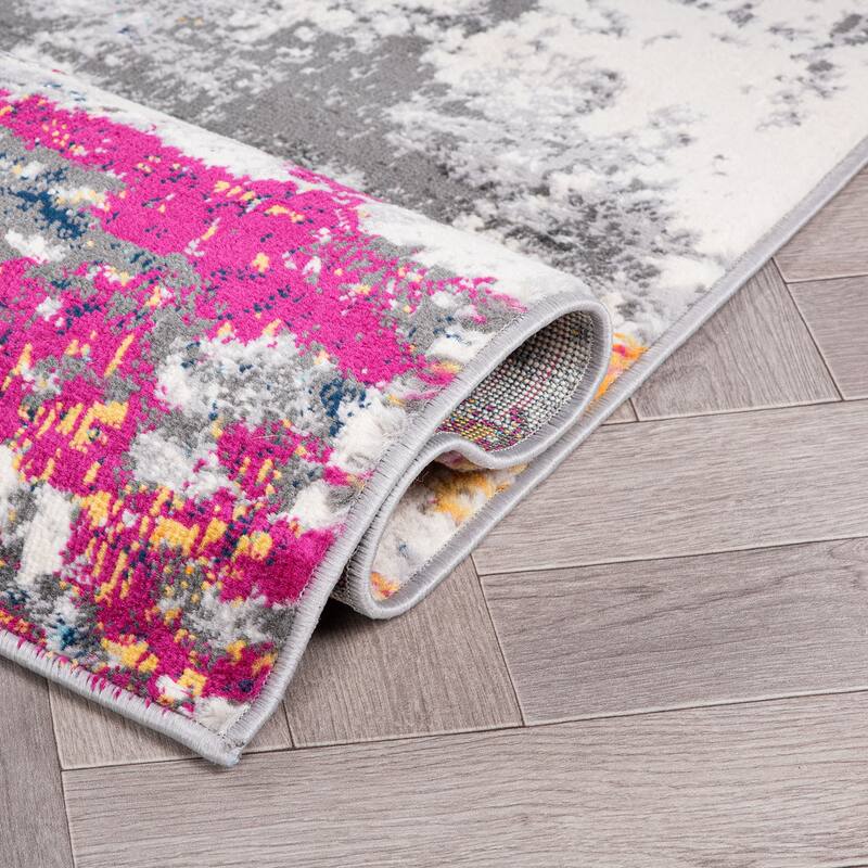 World Rug Gallery Cardiff Contemporary Abstract Area Rug