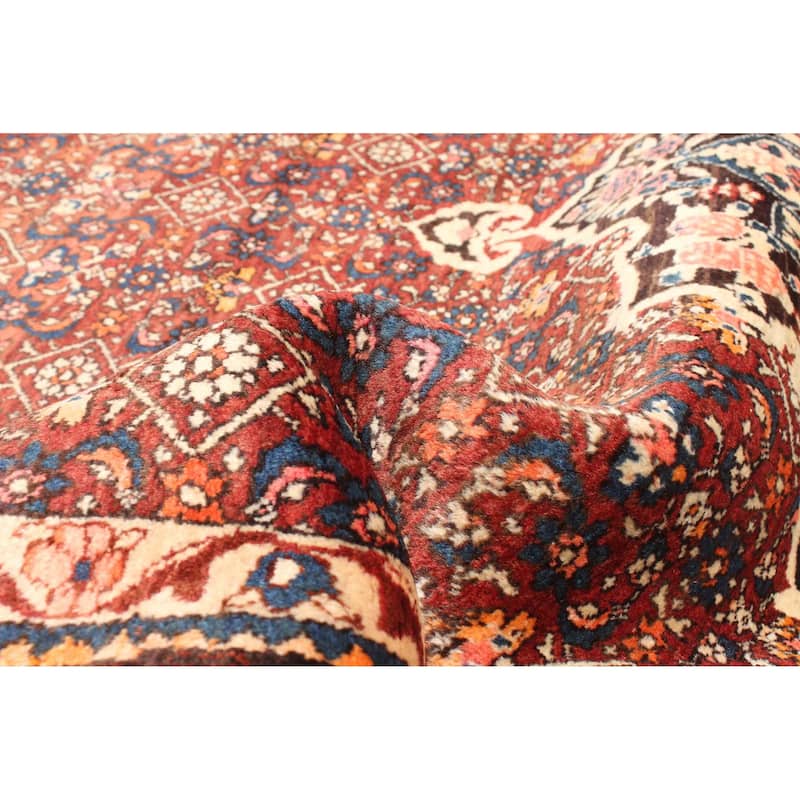 ECARPETGALLERY Hand-knotted Kayseri Red Wool Rug - 4'5 x 6'5