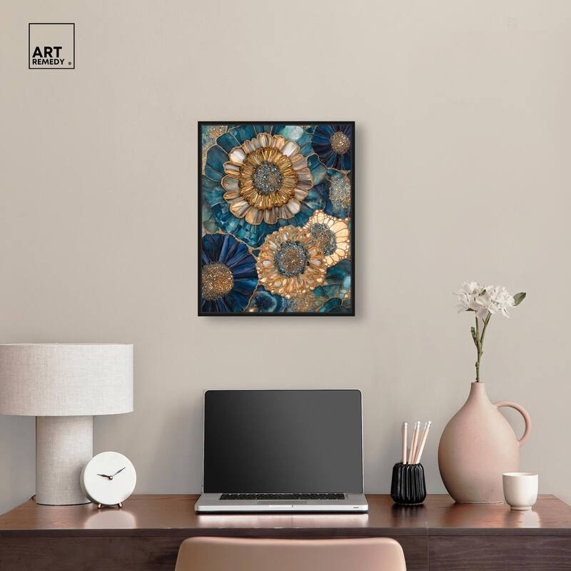 Opulent Geode I Canvas by Art Remedy