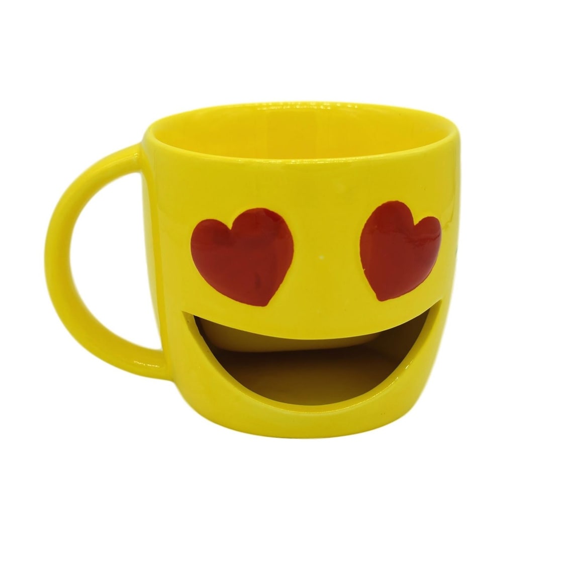 Kaomojizone Heart Eyes Emoji Mug Overstock 31312935