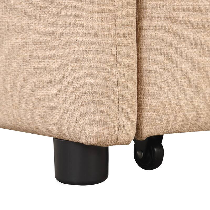 Pull Out Sofa Sleeper 3 in 1 with 2 Wing Table