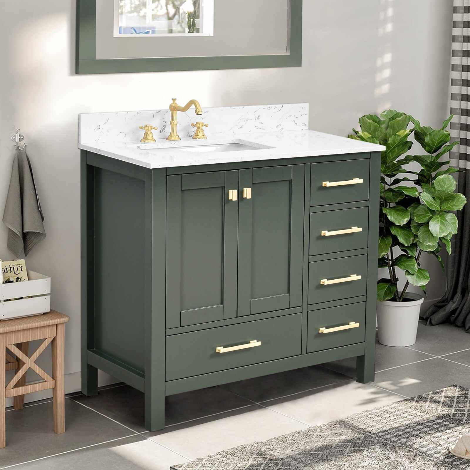 PROOX 36 in.W x 22in.D Freestanding Bath Vanity Engineered