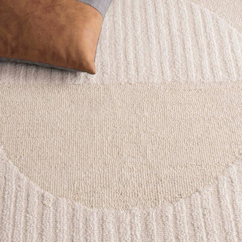 SAFAVIEH Handmade Rodeo Drive Nyasia Mid-Century Modern Wool Rug