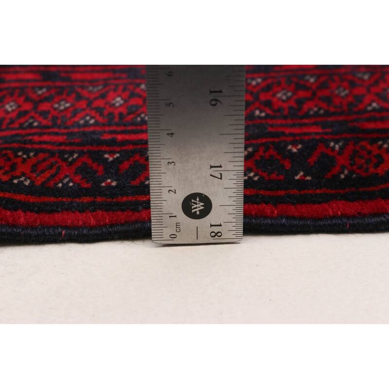 Teimani Red Rug 3'11" x 5'10" - 3'11 x 5'10