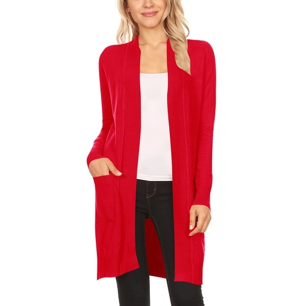 long red sweater