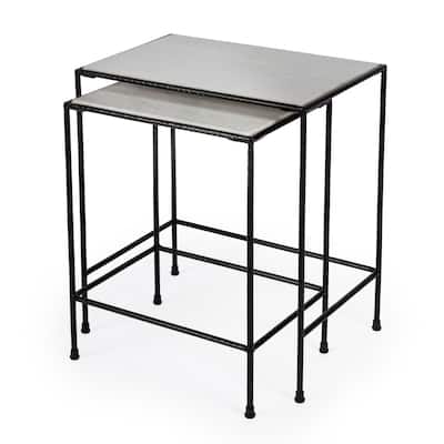 Handmade Butler Carrera Marble Nesting Tables