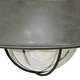 preview thumbnail 7 of 5, VAXCEL Harwich 10.25 in. H 1-Light Gray Coastal Outdoor Wall Sconce, Steel, Clear Seeded Glass Shade, LED Compatible
