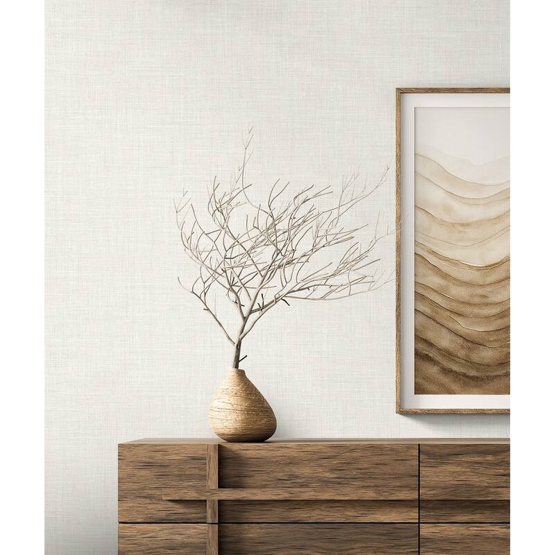Seabrook Designs Vespia Faux Non-Woven Unpasted Wallpaper