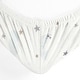 preview thumbnail 3 of 2, Lush Decor Goodnight Little Moon Soft & Plush Fitted Crib Sheet - 52"x 28" x 9"