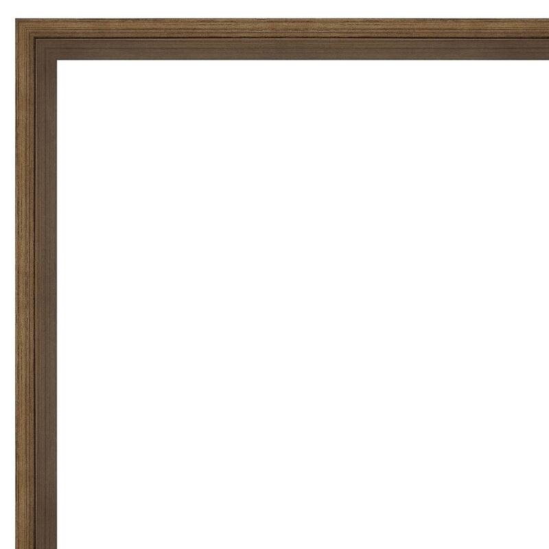 Lucie Wood Framed White Corkboard Bulletin Board