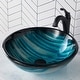 preview thumbnail 21 of 35, Kraus Glass Vessel Sink, Bathroom Faucet, Pop Up Drain, Mounting Ring