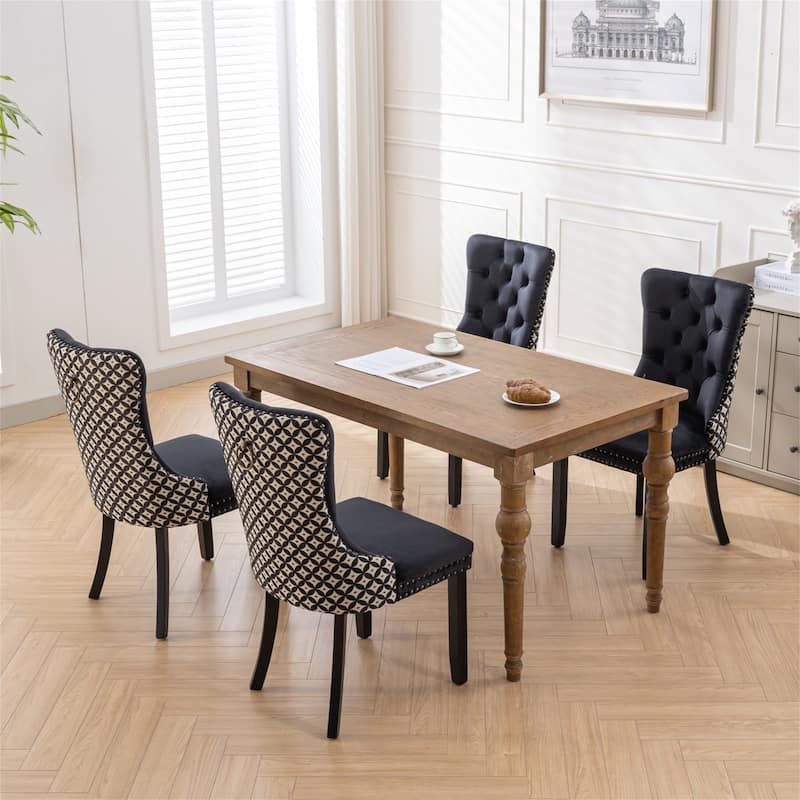 Classic Velvet Dining Chairs Set Of 2