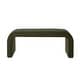 preview thumbnail 19 of 20, Set of 3 U-Shaped Modern Bench Teddy Ottoman Bench, Small Sofa Footrest Extra Seating, 44+18 Inch Bench Bench & Ottoman