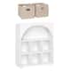 Option White/2pc Taupe Bins