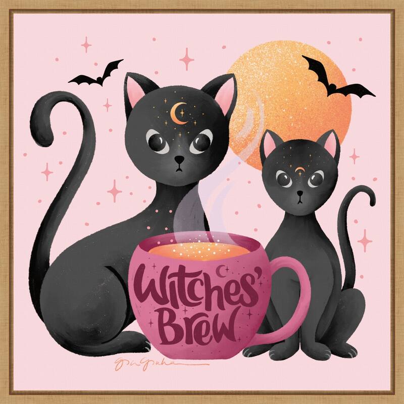 Witches Brew by Gia Graham Framed Canvas Wall Art Print