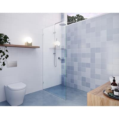 Glass Warehouse 78" x 32" Frameless Shower Door - Single Fixed Panel