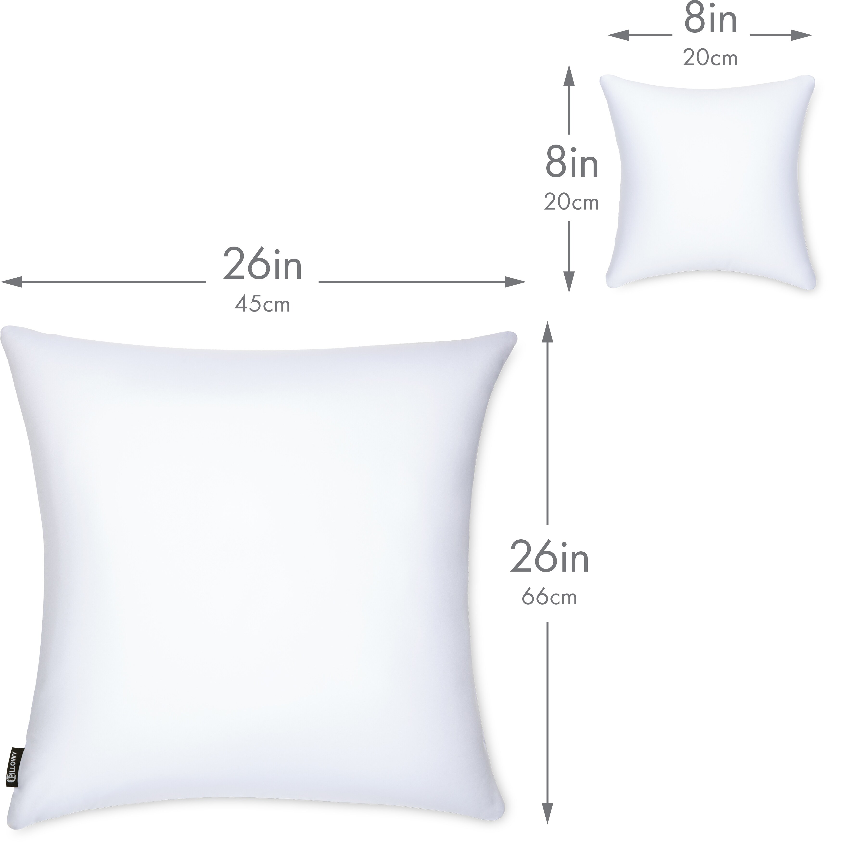 Microbead Stuffer Pillow Insert Sham Square Pillow Cushion for Extra Comfort Support Adjustable Perfect Fit 1 Pcs On Sale Bed Bath Beyond 32221665