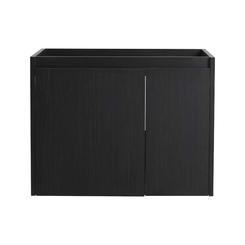 24 Inch Bathroom Cabinet With Sink,Soft Close Doors,Float Mounting Design, For Small Bathroom