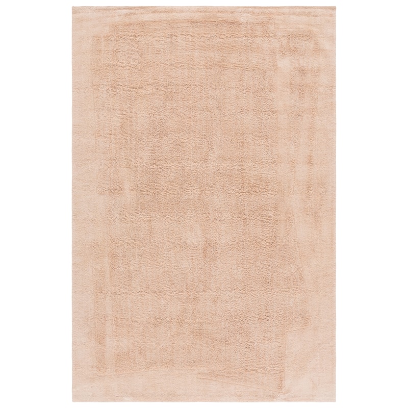 SAFAVIEH Handmade Easy Care Bedia Machine Washable Cotton Rug - 6' x 9' - Pink