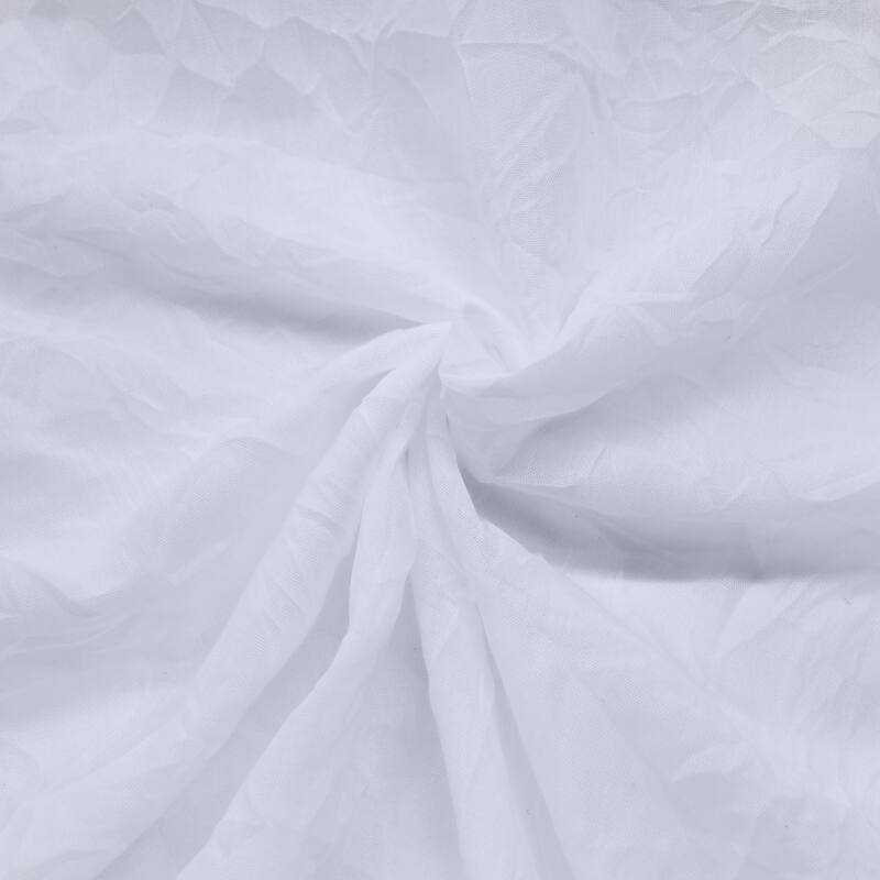 Crushed Sheer Rod Pocket Curtain Panel - 52" x 84"