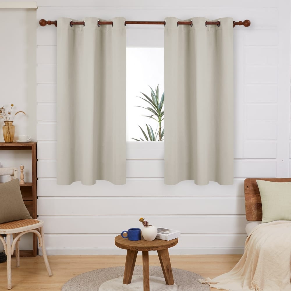 Deconovo Grommet 38 Width Curtain (2 Panel)