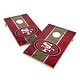 preview thumbnail 1 of 4, Vintage San Francisco 49ers NFL 2x4 Tailgate Cornhole Boards Include Carrying Case