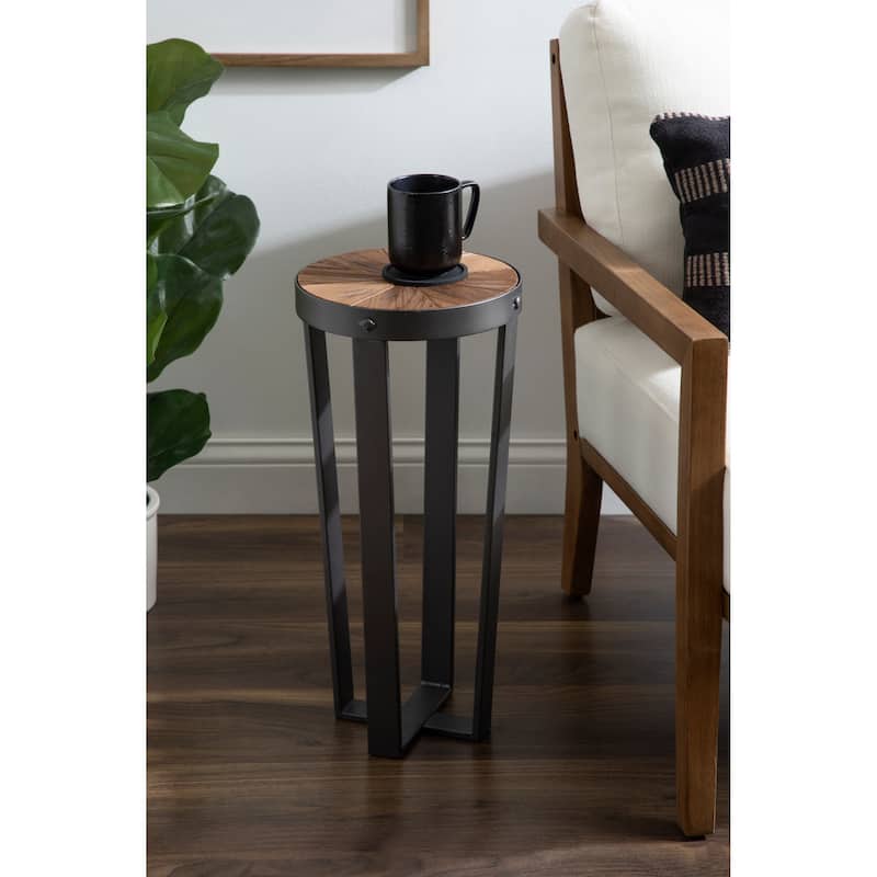 Kate and Laurel Gerhardt Round Side Table - 20x20x18.5