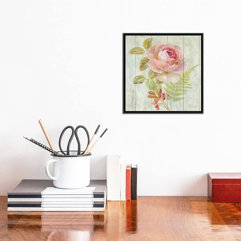 iCanvas "Natural Flora I" by Danhui Nai Framed