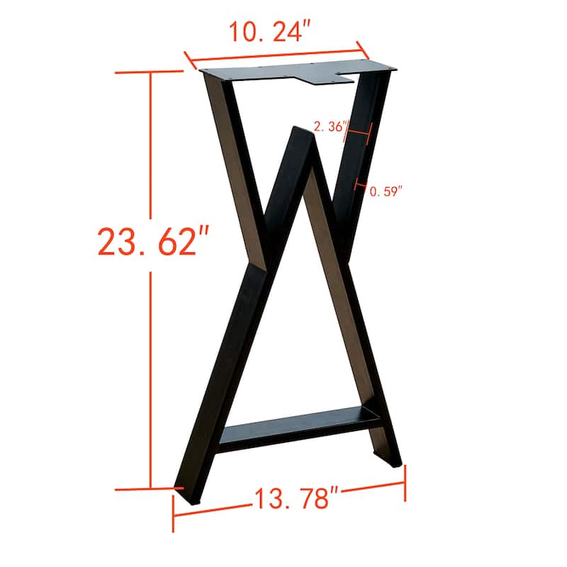 Home Soft Things Heavy Duty Table Leg Rect W Type