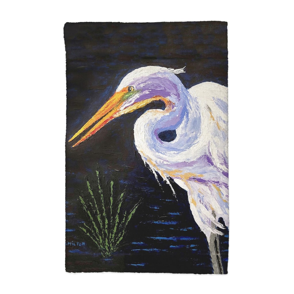 Palette Great Egret Kitchen Towel - 16x25