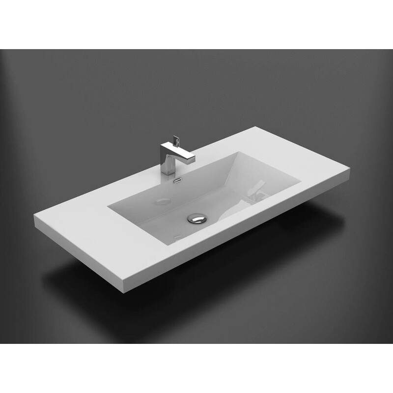 Alma 72 inch integrated sink / Double sink