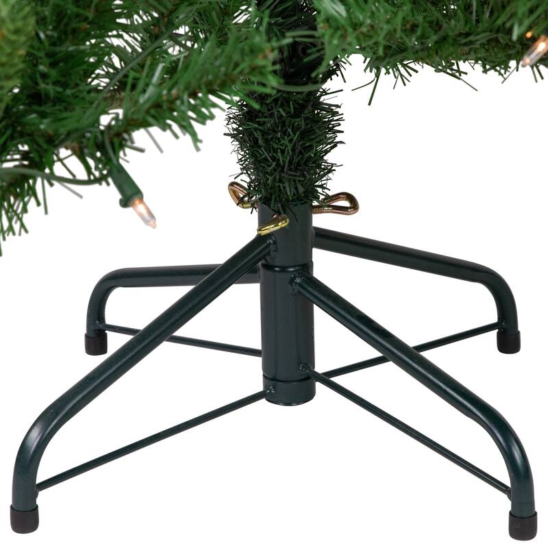 4' Pre-Lit Sierra Noble Fir Artificial Christmas Tree, Clear Lights - 4 Foot