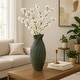 preview thumbnail 25 of 45, Ceramic Stylish Rubpert Contemporary Vase - Green
