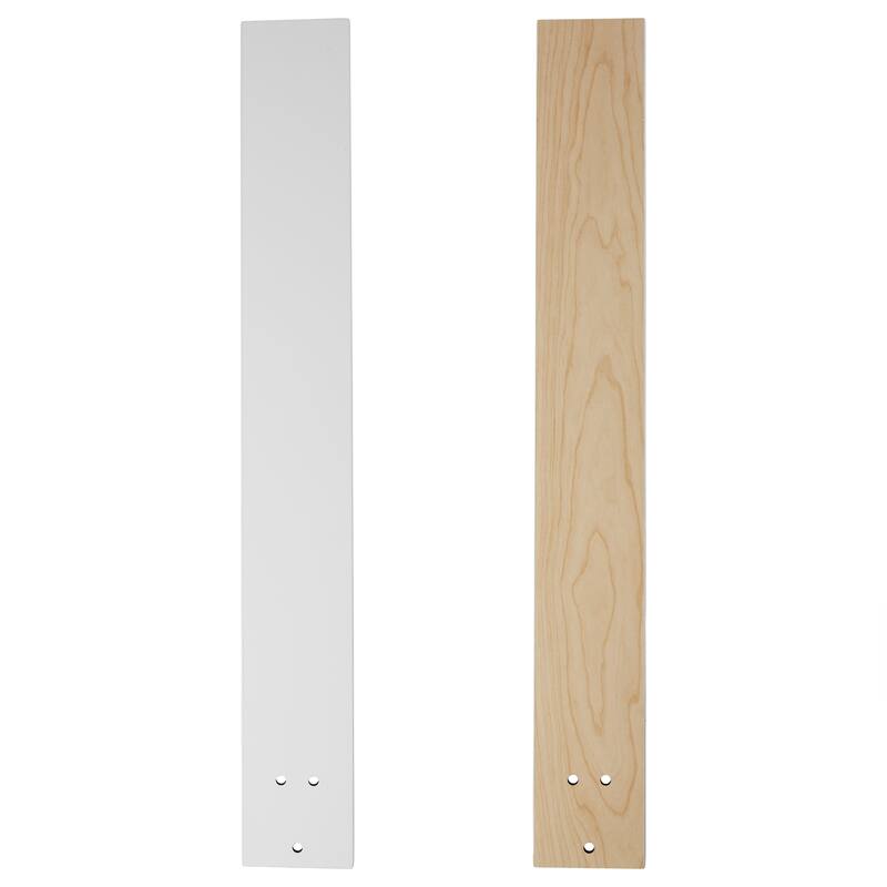 65" Integrated LED White Dimmable Ceiling Fan with Light and Remote - 65" D x 65" W x 13.4" H