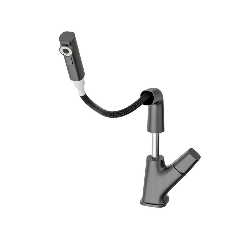 Pull-Down Bathroom Sink Faucet with Three Water Modes