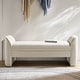 preview thumbnail 11 of 30, Elizabeth Modern Chenille Fabric Upholstered Bench with MInimal Assembly By HULALA HOME