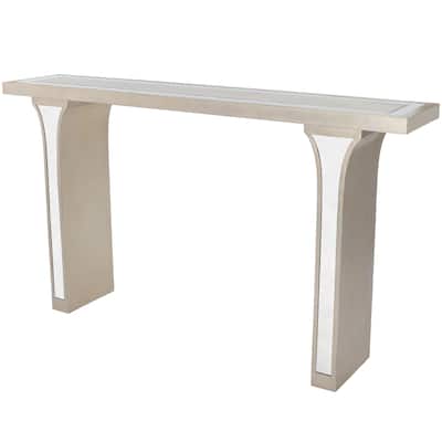Handmade Butler Katya Silver Leaf Console Table (China)