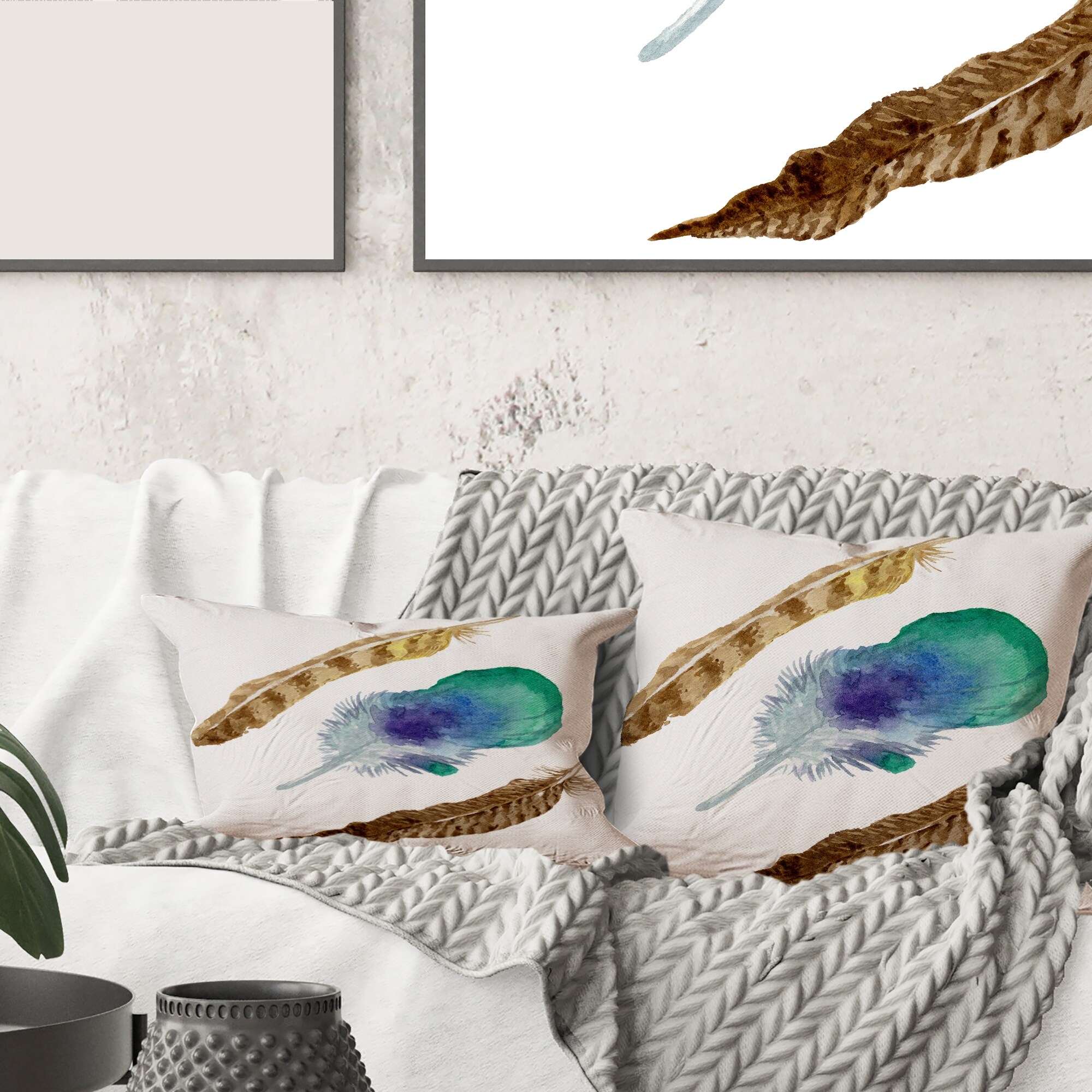Bird feather pillow 2025