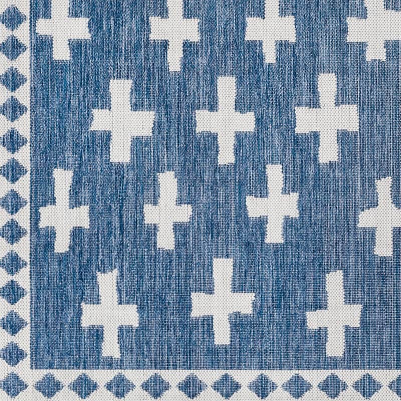 Livabliss Boronia Indoor/ Outdoor Mod Geometric Area Rug