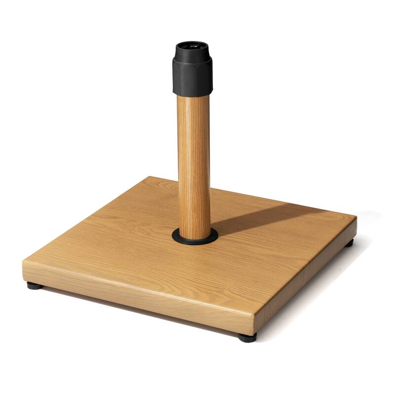 Pellebant 43LBS Outdoor Patio Concrete Market Umbrella Base Stand - N/A - TeakColor