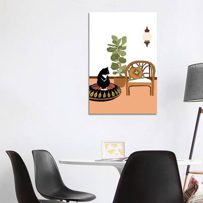 iCanvas "Boho Cat" by Ceyda Alasar Canvas Print