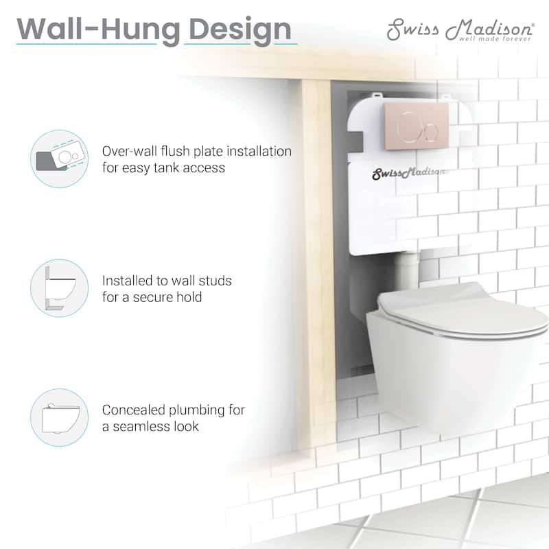 Provence M 2X6 Concealed In-Wall Toilet Tank Carrier System - 8" x 21" 41"
