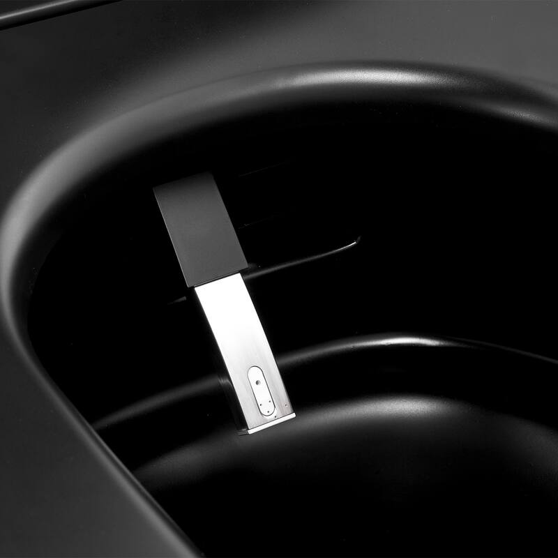Giving Tree Smart Square One-Piece Floor Toilet with Remote Control and Automatic Cover - N/A