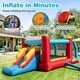 preview thumbnail 11 of 11, 5-in-1 Ice Cream Inflatable Bounce House Ideal for Birthdays, Holidays or Summer Celebrations - 187" x 88" x 79" (L x W x H)