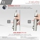 preview thumbnail 21 of 54, STYLISH Latina Single Handle Pull Down Kitchen Faucet