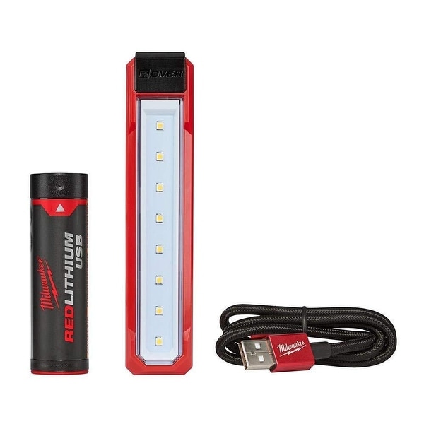 Milwaukee Rover Rechargeable Flood Light - Red