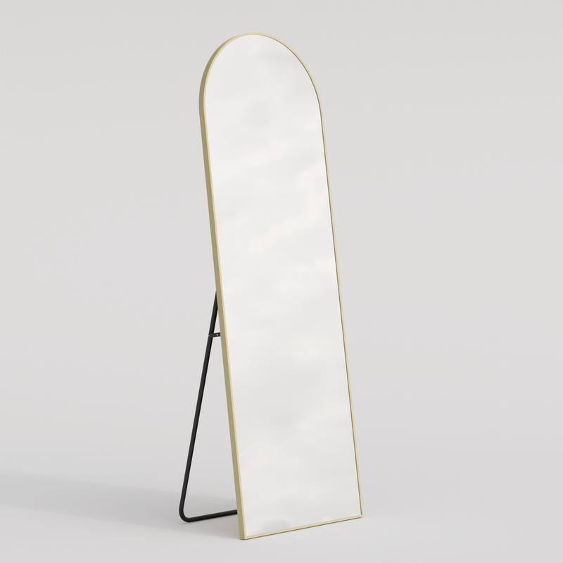 Aluminum Metal Frame Full-Length Floor Mirror