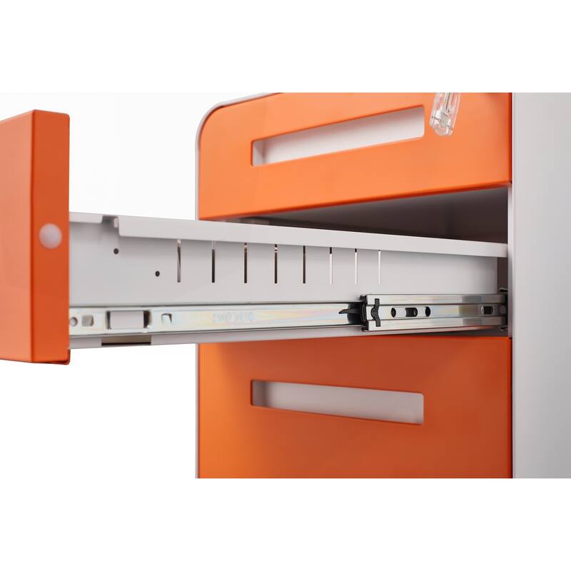 Multifunctional Mobile Filing Cabinet with Advanced Features for Efficient Storage