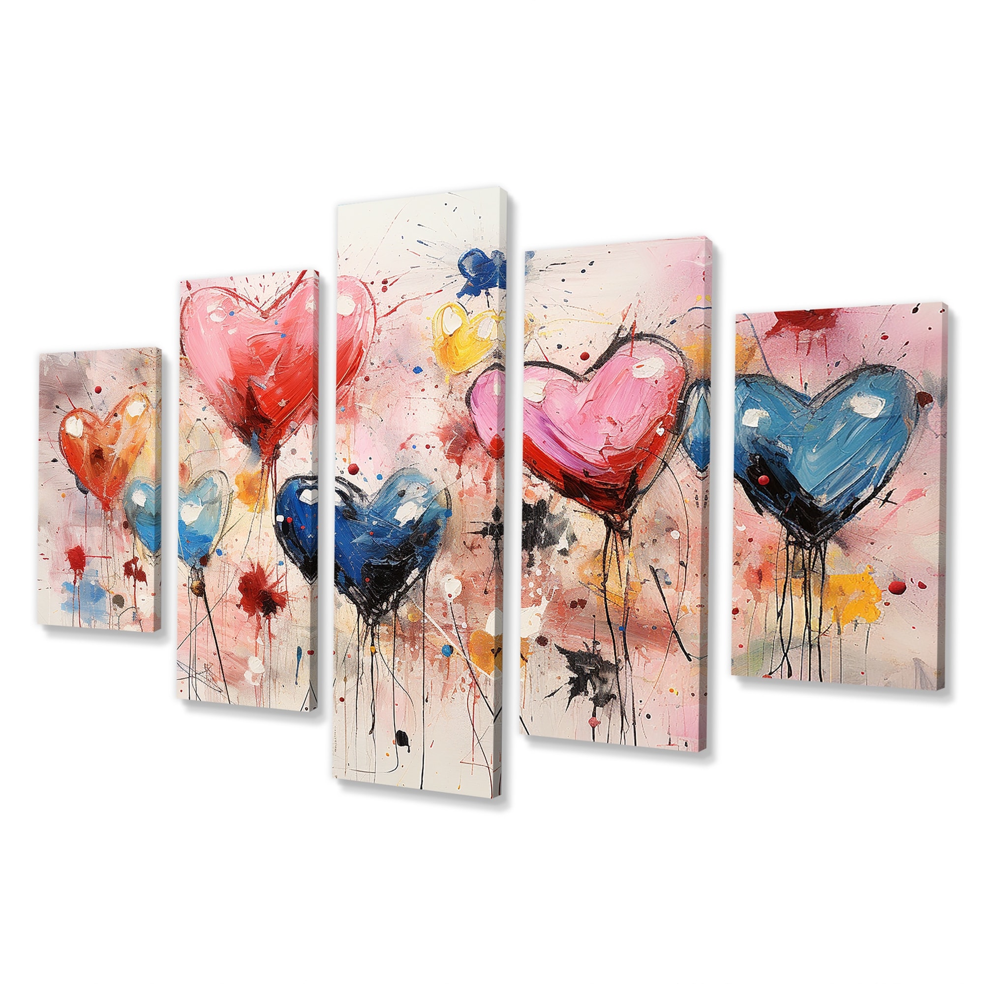 Pop Art Heart Icon Art Print by Howie Green - Fine Art America, image size:2000x2000