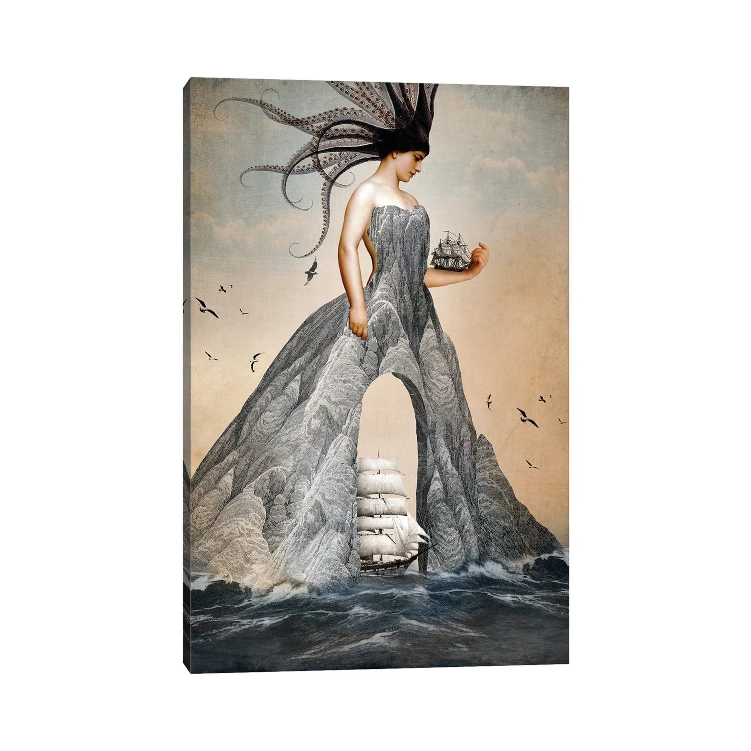 iCanvas "King Of Cups" by Catrin Welz-Stein Canvas Print
